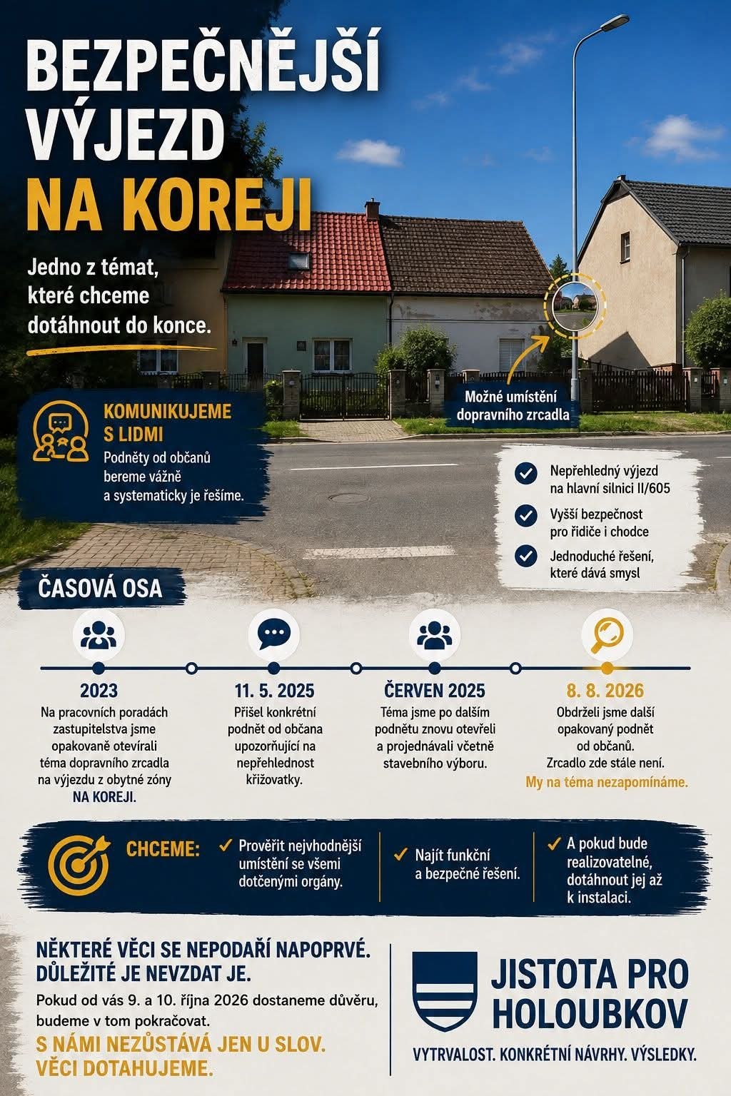 Materiál o bezpečnějším výjezdu Na Koreji